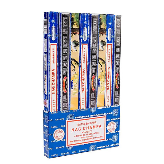 Coffret 3 parfums, 8 x 10g - Satya Nag Champa