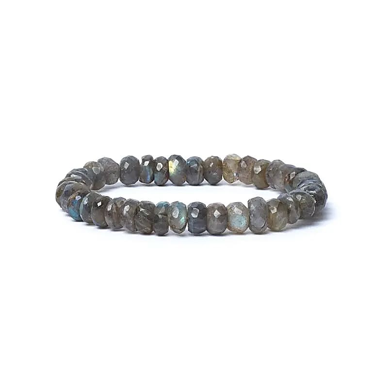 Bracelet Labradorite à facettes 8mm