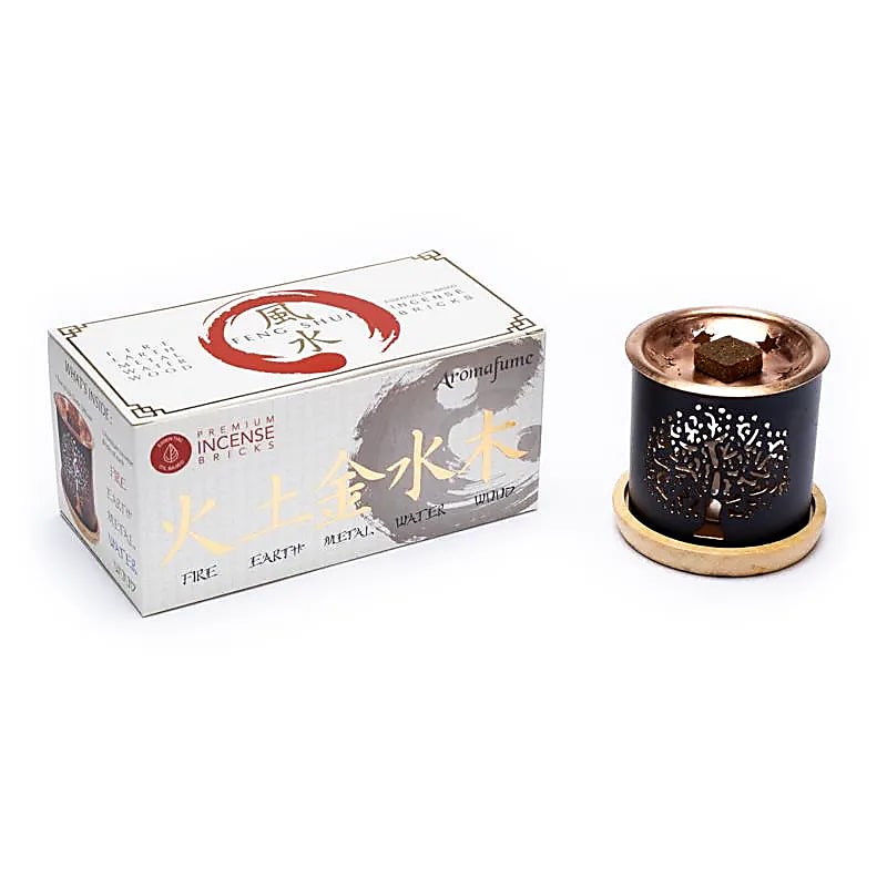 Coffret Aromafume Feng Shui: Diffuseur + briques d&