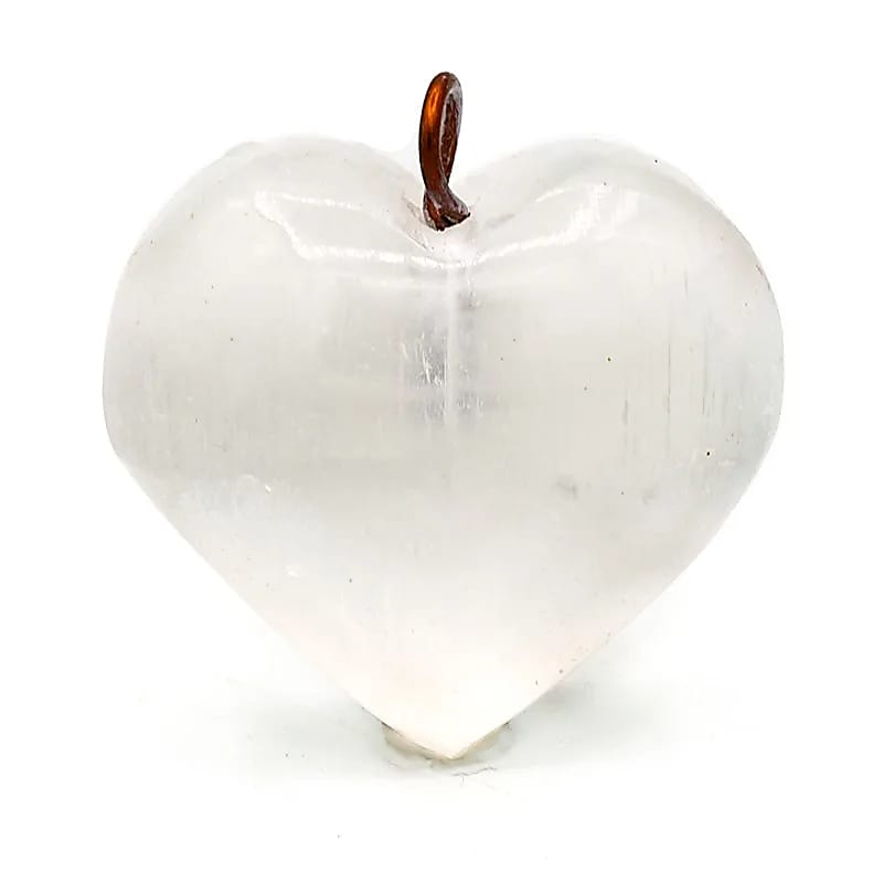 Pendentif Coeur en Sélénite