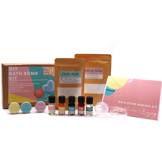 Coffret DIY Bombes de bain - Rose et Bubblegum : créer vos propres bombes de bain