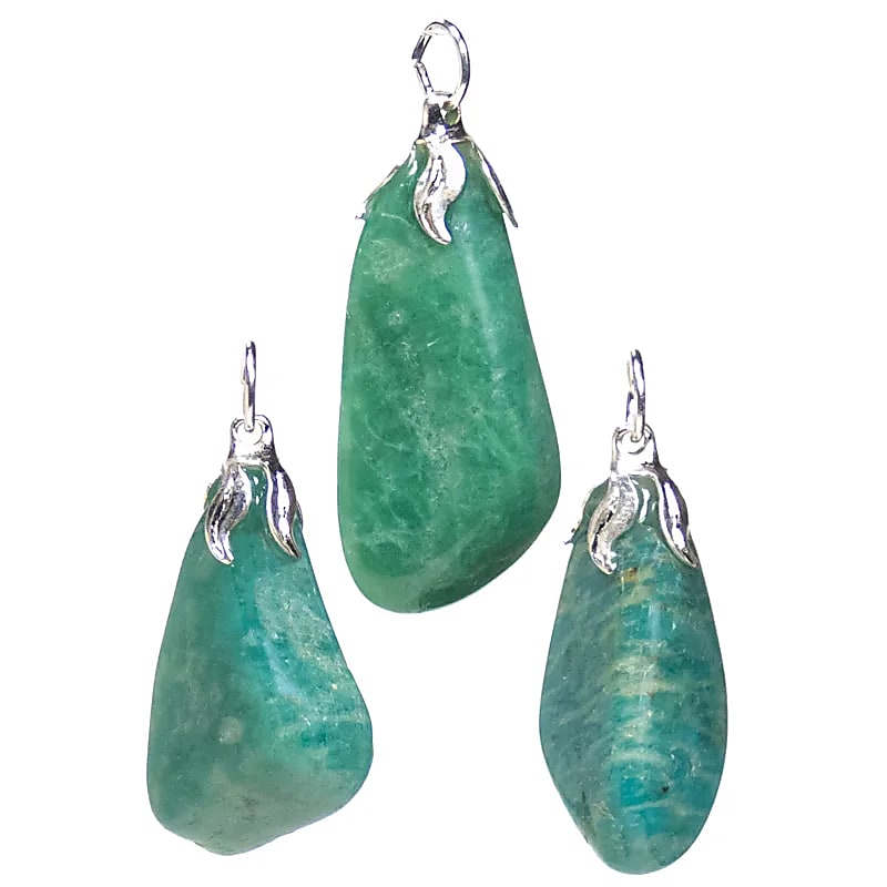 Pendentif en Amazonite Naturelle