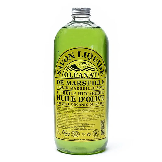 Savon Liquide Bio à l'Huile d'Olive 1L – Oléanat | Douceur et Hydratation Naturelle