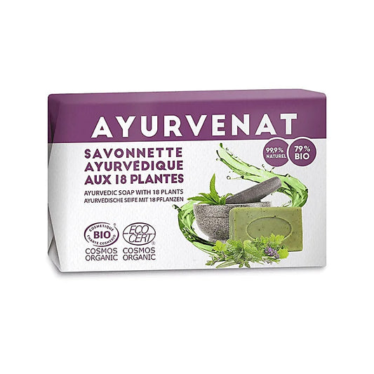 Savon 18 herbes ayurvédiques bio AYURVENAT