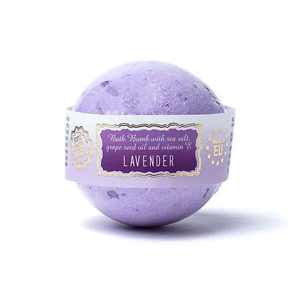 Bombe de bain Lavande emballée - rituel parfumé