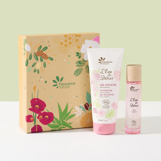 Coffret Eau Des Délices Rose & Jasmin Bio