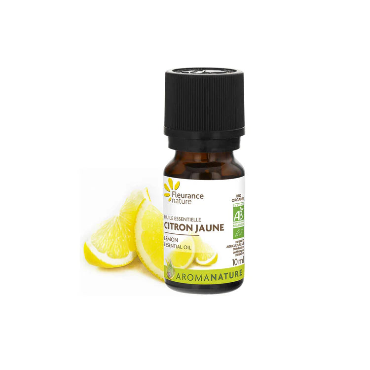 Huile Essentielle de Citron Jaune Bio | Tonification &amp; Fraîcheur Naturelle - Flacon de 10ml