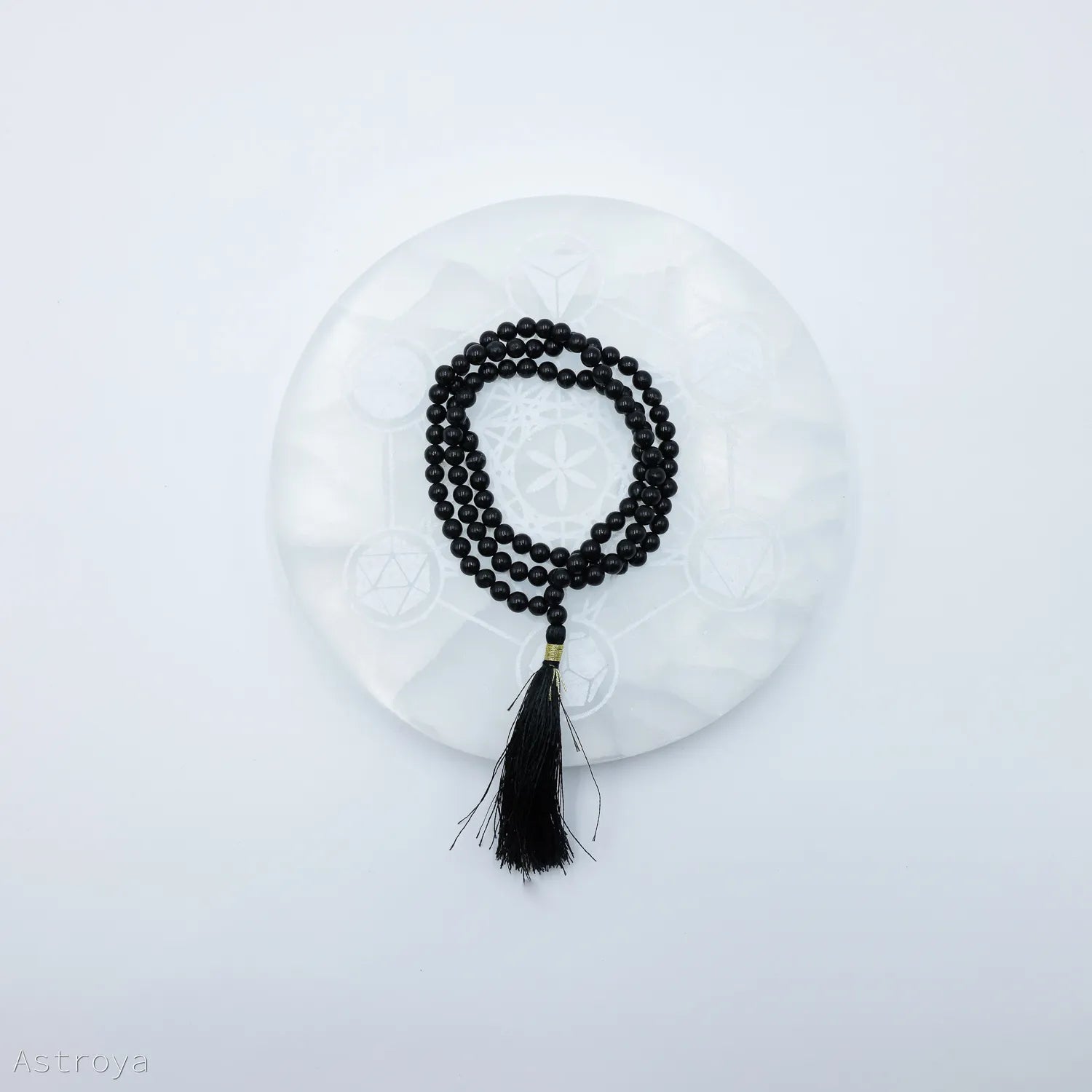 Mala Onyx Noir | 108 perles