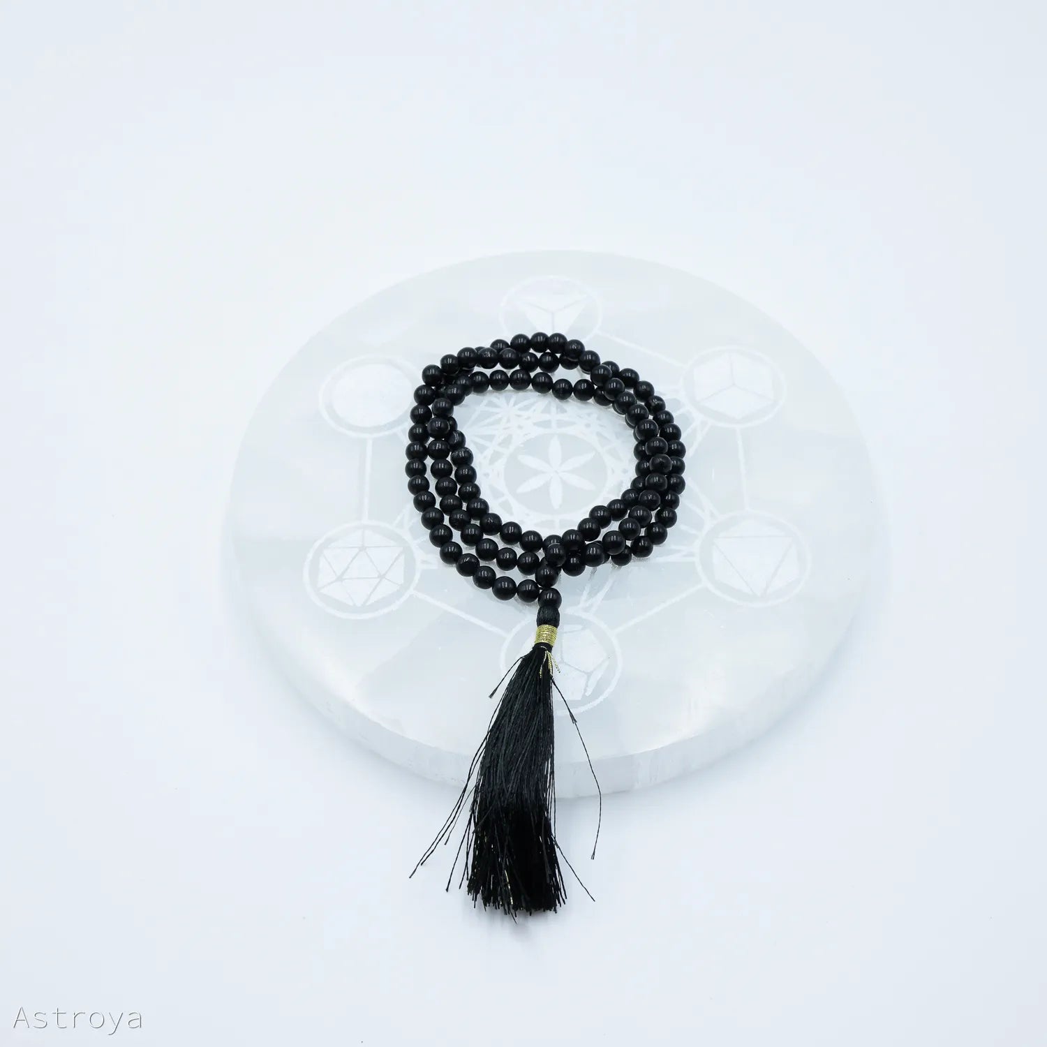 Mala Onyx Noir | 108 perles