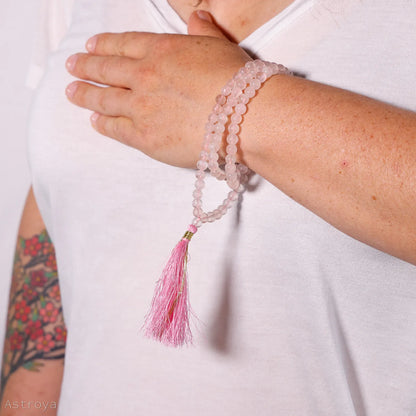 Mala Quartz Rose | 108 perles