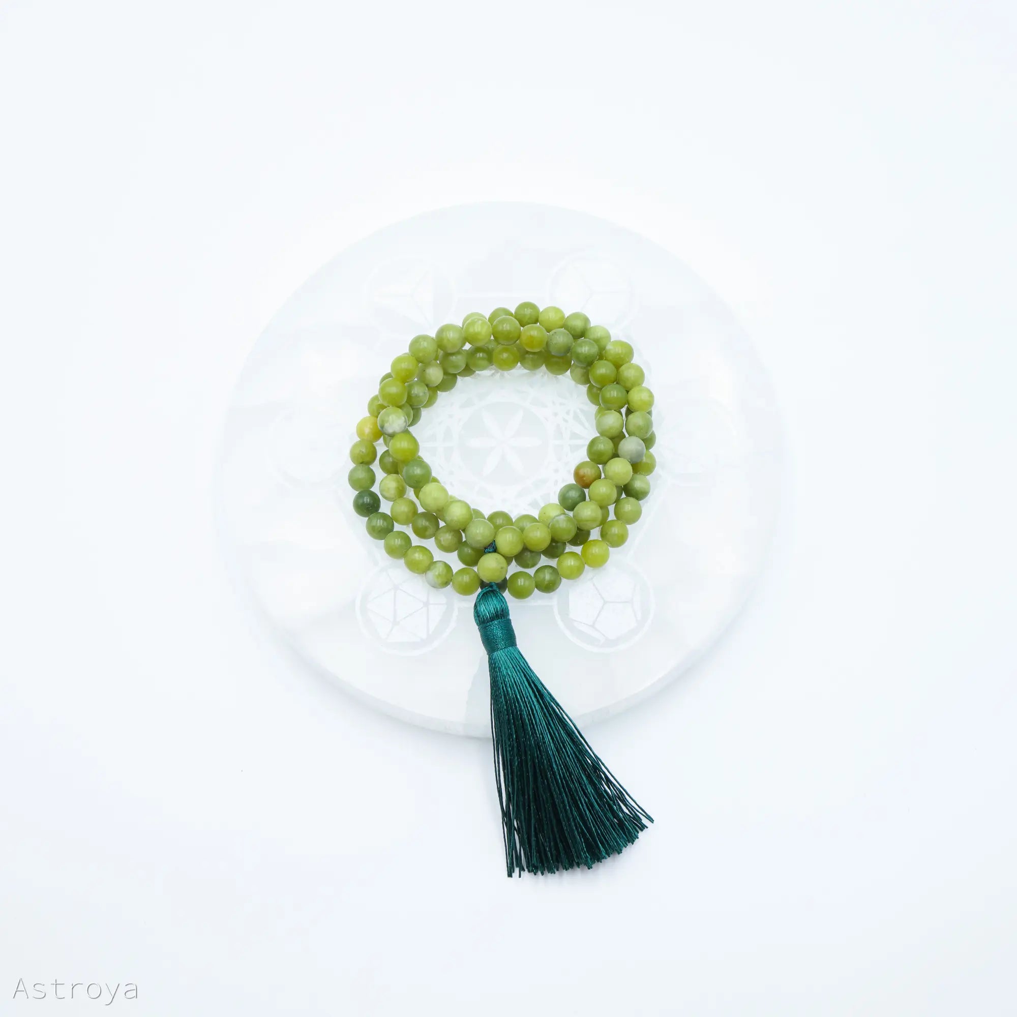 Mala Jade Xinyi avec Pompon | 108 perles