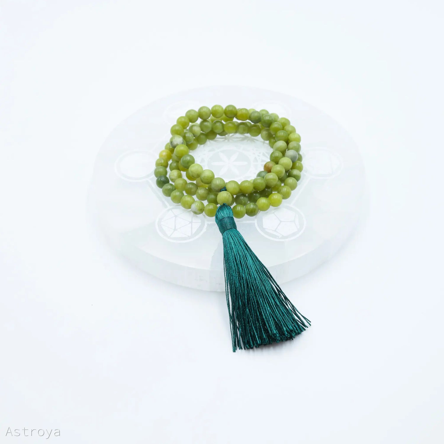 Mala Jade Xinyi avec Pompon | 108 perles