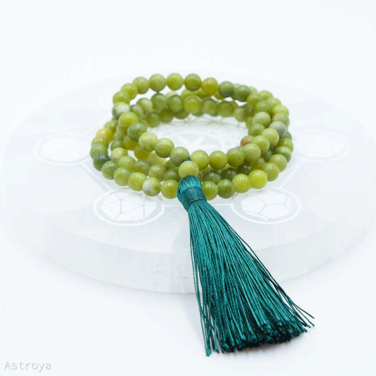 Mala Jade Xinyi avec Pompon | 108 perles