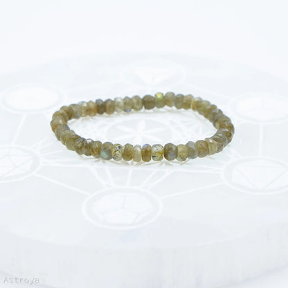 Bracelet Labradorite à facettes 8mm