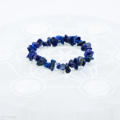 Bracelet chips de Lapis lazuli