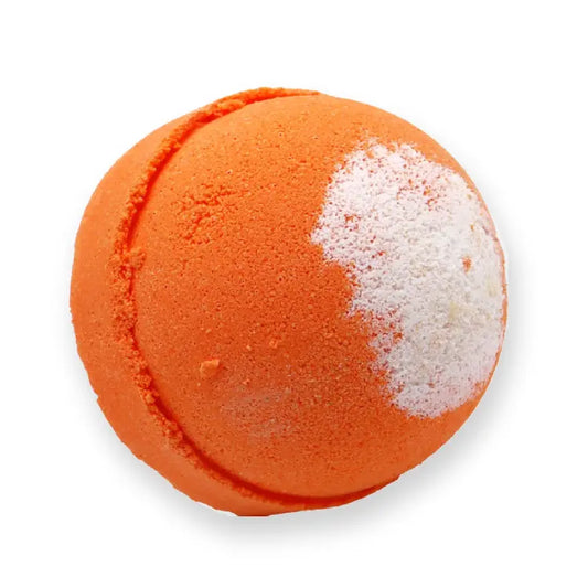 Bombe de bain au karité Orange et Cannelle – Hydratation & Relaxation